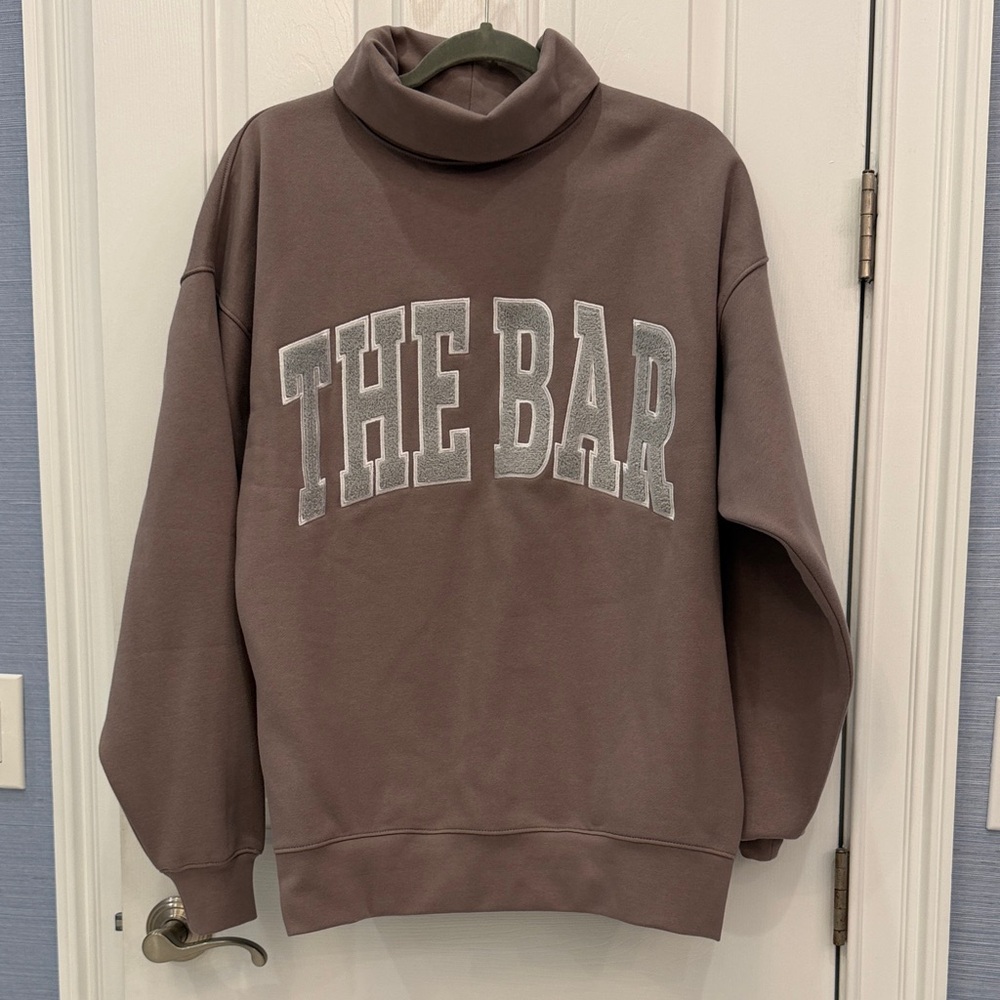 The Bar ARLO HIGHEST NECK SWEATSHIRT CINDER/GREY
